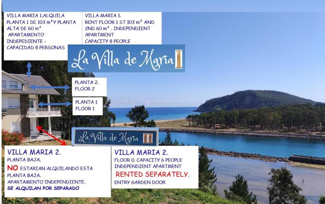 La Villa De Maria I Playa Beach El Puntal Asturias Villaviciosa  Bagian luar foto