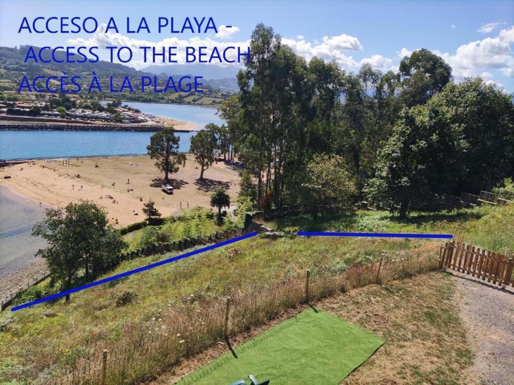 La Villa De Maria I Playa Beach El Puntal Asturias Villaviciosa  Bagian luar foto