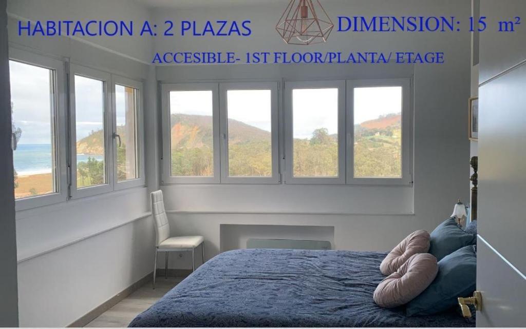 La Villa De Maria I Playa Beach El Puntal Asturias Villaviciosa  Bagian luar foto
