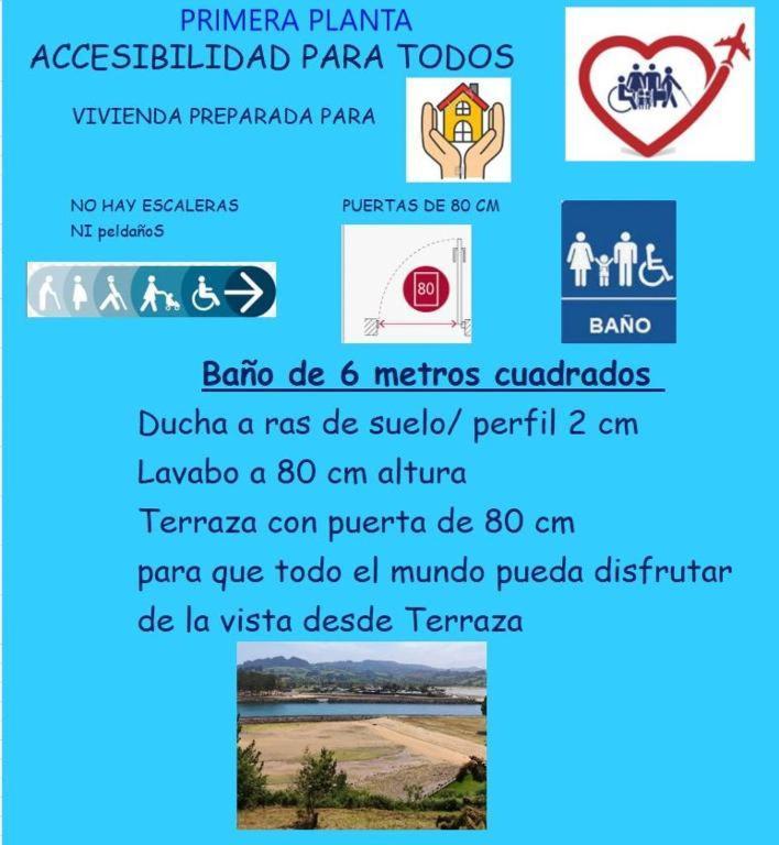 La Villa De Maria I Playa Beach El Puntal Asturias Villaviciosa  Bagian luar foto